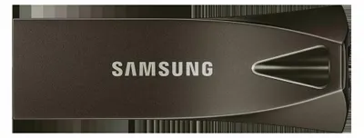 Produktbild von Samsung MUF-128BE, 128 GB, USB Typ-A, 3.2 Gen 1 (3.1 Gen 1), 400 MB/s, Ohne Deckel, Schwarz, Grau