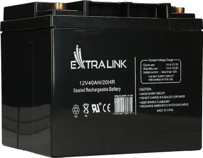 Obrázek produktu pro Baterie AGM 12V 40Ah | Baterie | bezúdržbová, Extralink
