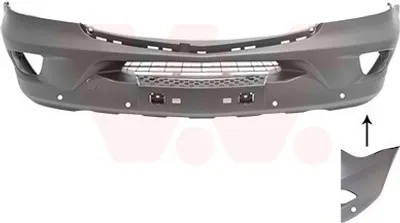 Produktbild von VAN WEZEL Stoßstange Stoßfänger passend für MERCEDES-BENZ SPRINTER 3,5-t Kasten (906) Rauh 3083577