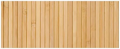 Produktbild von Wallario Wandbild aus Acryl, 125 x 50 cm, freischwebende Optik - Holzpanele hell