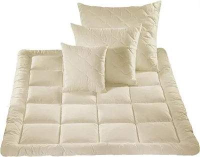 Obrázek produktu pro Přikrývka ovčí vlna FORTUNA 140x200-1000g- krém sypek
