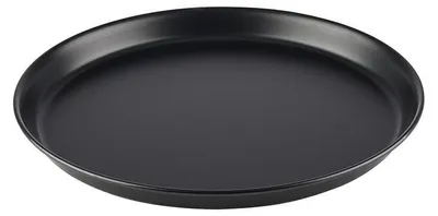 Produktbild von APS 73508 Pizzablech, Blaublech (nicht beschichtet), Ø 30 cm (Boden 28 cm), Höhe 2,5 cm, hitzebeständig bis 360°C
