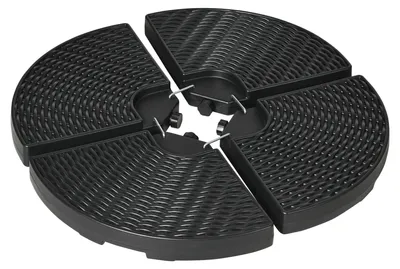 Immagine prodotto di Base per Ombrellone da Giardino Ø100x8 cm in HDPE Nero