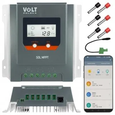 Obrázek produktu pro FVE Solární regulátor MPPT 20A 12/24-20 LCD VOLT 3IPSMPPT20, BLUETOOTH