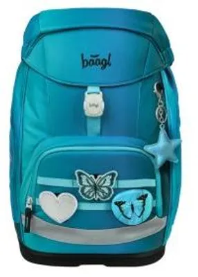 Obrázek produktu pro BAAGL Baagl Airy Plus školní batoh Butterfly Blue