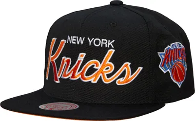Produktbild von New York Knicks NBA Mitchell & Ness Team Script 2.0 Snapback