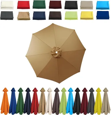 Obrázok produktu pre Náhradný poťah na slnečník 2 m, polyester, pre záhradu