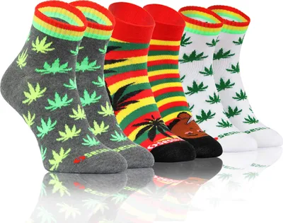 Produktbild von Sesto Senso Happy Socken Uni – Bunte Kurze Baumwollsocken als Geschenk, Größe 35-38, 3er-Pack