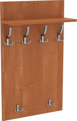 Produktbild von AKKE Erle Garderobenpaneel MAXI - CHROM haken BxH: 60x120 cm