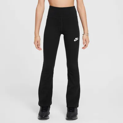 Produktbild von Nike G Nsw Clssc Hr Flare Tght Lbr Black/White Black/White Xs
