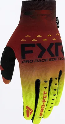 Imagen del producto de Guantes FXR Pro-Fit Air 2023 para motocross, color naranja/amarillo, talla M