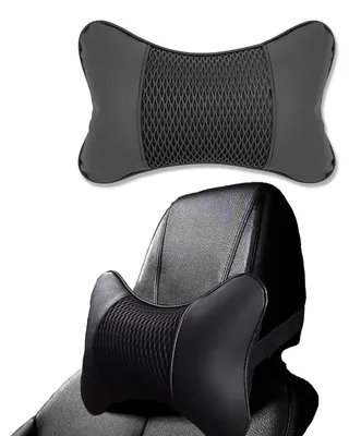 Immagine prodotto di Cuscino ergonomico per il collo, ideale come poggiatesta per auto, cuscino da viaggio per il collo, realizzato in memory foam, morbido e confortevole, universale per tutti i sedili auto