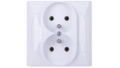 Obrázok produktu pre Ospel GP-2AZ/00, Biela, IP20, 16 A, 82 mm, 44 mm, 82 mm