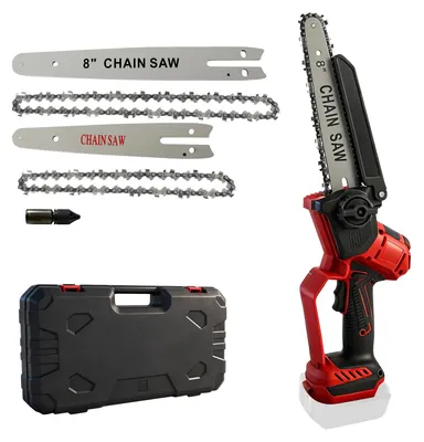 Mini-Akkukettensäge 10 m/s, 6+8 Zoll, bürstenlos