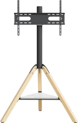 Immagine prodotto di Supporto per TV, regolabile in altezza, compatibile con schermi da 40-75 pollici, nero
