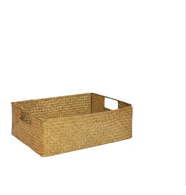 Produktbild von Handgefertigter Aufbewahrungskorb aus Seegras, 30 x 20 x 10 cm