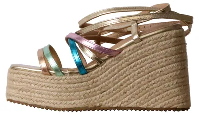 Produktbild von Sandalen mit Keilabsatz und Riemchen