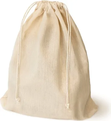 Obrázok produktu pre Bavlnené vrecko ecru 25×30 cm – prírodné, ekologické multifunkčné vrecko 145 g
