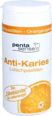 Productafbeelding van Penta-Sense Anti-Karies zuigtabletten. Sinaasjesmaak, 150 stuks