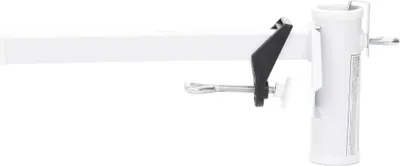 Produktbild von vidaXL Sonnenschirmhalter für Balkon Weiß 38 mm Stahl