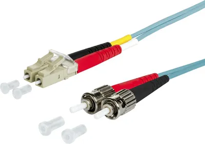 Image de OpDAT Câble patch LC-D/ST OM3 10 m 151J1JOAOA0E - Câble - Fibre multimode (151J1JOAOA0E)