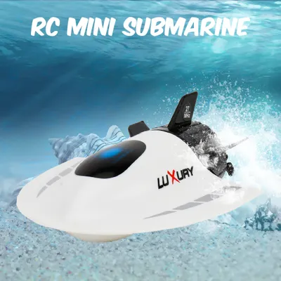 Obrázek produktu pro Vytvořit hračku mini RC ponorka RC hračka na dálkové ovládání vodotěsné potápění Vánoční dárek pro děti chlapce