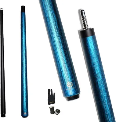 Productafbeelding van Biljartkeu van koolstofvezel, 12 mm tip, geringe afwijking, professionele poolkeu, 142,2 cm, snooker accessoires, geschikt voor biljartruimtes