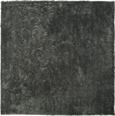 Produktbild von BELIANI Teppich Dunkelgrau 200 x 200 cm Shaggy in quadratischer Form Getuftet Klassisch
