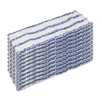 Produktbild von Wischmopp Profi Mikrofaser Wischmopp -Wischbezug für höchste Reinigungsansprüche, Blau, 50cm, 10er