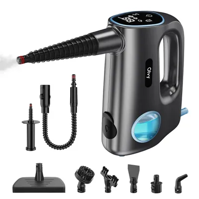 Produktbild von Olvy 12-in-1 Hand-Dampfreiniger mit Touchscreen – Für Bad, Küche, Sofa & Möbel