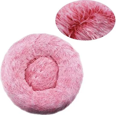 Produktbild von Famanu Haustierbett Rund 90 cm - Rosa - Superweich und Warm