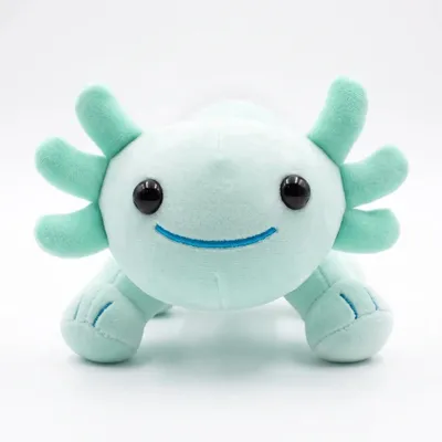 Produktbild von Axolotl Plüschtier 25cm Kuscheltier Kawaii Salamander Stofftier Kinder Geburtstag Geschenk Zimmer Deko - Farbe: Mint