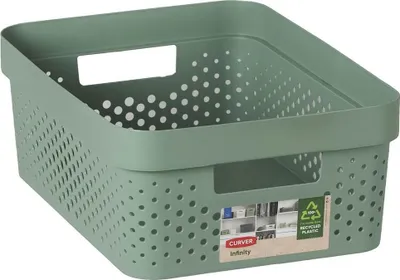 Zdjęcie produktu dla Curver Pojemnik Pudełko Ażurowe 11 L zielony