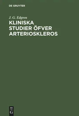 Produktbild von Kliniska Studier öfver Arterioskleros