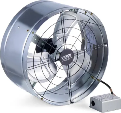 Obrázek produktu pro 15" ventilátor pro montáž na štít 1300 CFM Odtahový ventilátor do podkroví s nastavitelným termostatem