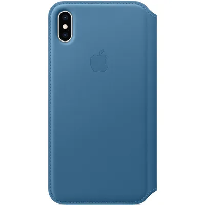 Produktbild von Apple MRX52ZM/A, Folio, Apple, iPhone XS Max, 16,5 cm (6.5"), Blau