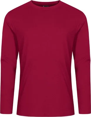 Immagine prodotto di EXCD by Promodoro 4097 | Maglietta uomo manica lunga, single jersey - Colore: Garnet - Taglia: 3XL