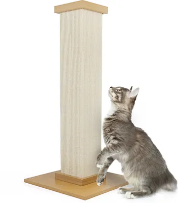 Produktbild von Kratzstamm Kenny · Kratzsäule · beige · Kratzsäule Ø14 cm · 40 x 40 x 84 cm