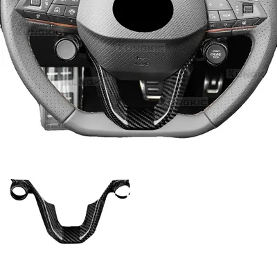 Image de Garniture de volant en fibre de carbone, ajustement sur mesure, matériau durable, type B (partie inférieure)