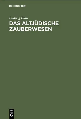 Produktbild von Das altjüdische Zauberwesen