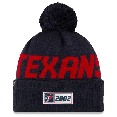 Produktbild von New Era Sideline Road 2019 Bommel Mütze Houston Texans