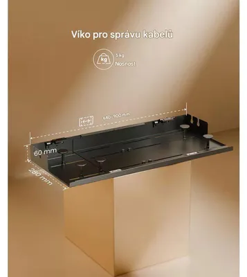 Immagine prodotto di Kit integrato per la gestione dei cavi e dell'alimentazione CMP061W-EU, bianco