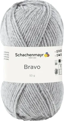 Produktbild von Schachenmayr Bravo, 50g Hellgrau Meliert Handstrickgarne