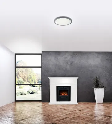 Produktbild von GLOBO Deckenleuchte LED Rund Deckenlampe Küche Flur 43 cm Wohnzimmer 41639-35