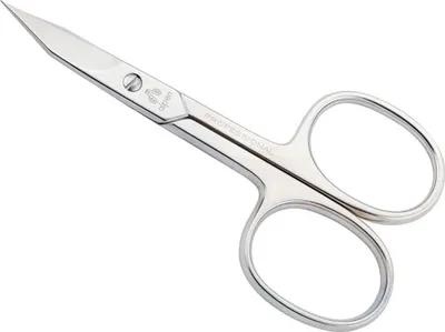 Immagine prodotto di Forbici per unghie Alpen, nichelate, punta a torre, curve, 9,0 cm,, forbici per unghie e cuticole 2 in 1