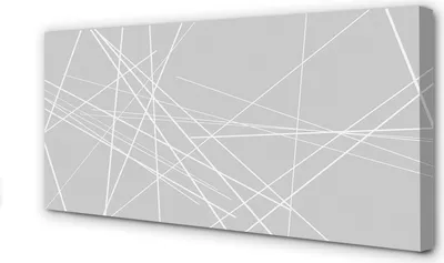 Produktbild von Leinwandbild 140x70 Wandkunst zerstreute Linien