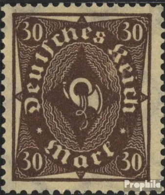 Produktbild von Briefmarken Deutsches Reich 1922 Mi 231a gestempelt Posthornzeichnung