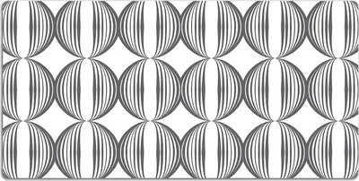 Produktbild von Schreibtischmatte Tischunterlage 90x45 cm Mauspad - Retro-Musterkreise.