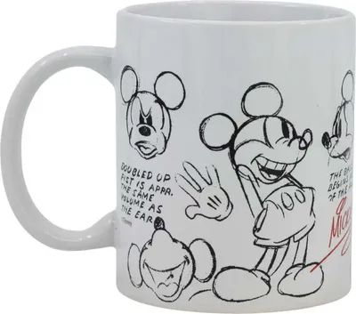 Produktbild von Disney Classisc Mickey Maus Kaffeetasse Teetasse Tasse 325 ml