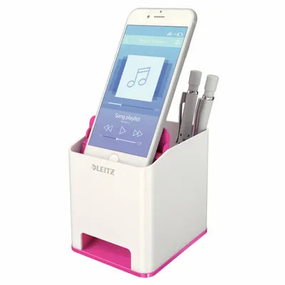Produktbild von Leitz 53631023, Pink, Weiß, Polystyrene, 90 mm, 101 mm, 100 mm, 140 g